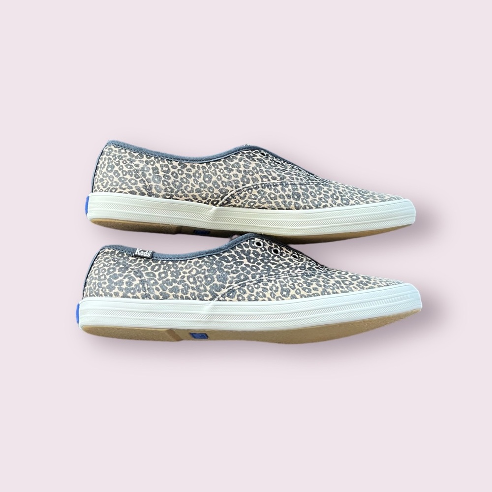 Keds Cheetah Print Slip Ons Women’s Size 9.5 - Picture 2 of 5